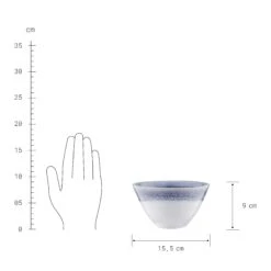 4x Schale 640ml ATLANTIS In Blau -Einrichtungsgeschäft butlers 4x schale 640ml atlantis in blau 3