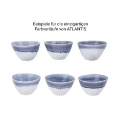 4x Schale 640ml ATLANTIS In Blau -Einrichtungsgeschäft butlers 4x schale 640ml atlantis in blau 7