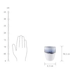 4x Tasse 300ml ATLANTIS In Blau -Einrichtungsgeschäft butlers 4x tasse 300ml atlantis in blau 3