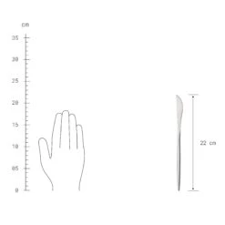 Besteck-Set 4-tlg. Matt STILETTO In Silber -Einrichtungsgeschäft butlers besteck set 4 tlg matt stiletto in silber 3