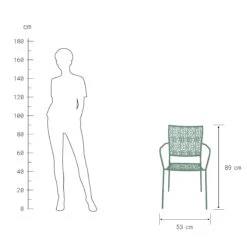 Gartenstuhl Stapelbar NANCY In Salbei -Einrichtungsgeschäft butlers gartenstuhl stapelbar nancy in salbei 2