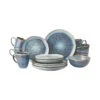 Geschirr-Set 16-tlg. HILDA In Dunkelblau -Einrichtungsgeschäft butlers geschirr set 16 tlg hilda in dunkelblau