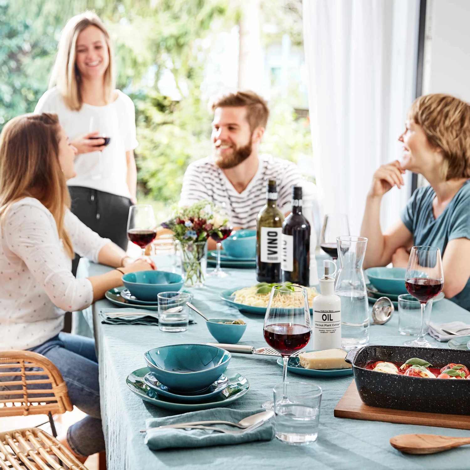 Geschirr-Set Zum Dinner 12-tlg. DE LA ROYA In Blau 13 Geschirr-Set Zum Dinner 12-tlg. DE LA ROYA In Blau – Bild 11