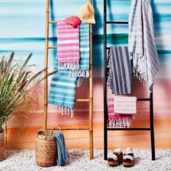 Hamamtuch L 170 X B 90cm SURFSIDE In Rot 14 Hamamtuch L 170 X B 90cm SURFSIDE In Rot -Einrichtungsgeschäft butlers hamamtuch l 170 x b 90cm surfside in rot 5