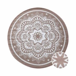 In- & Outdoor-Teppich Flora Ø150cm COLOUR CLASH In Natur-Weiß 10 In- & Outdoor-Teppich Flora Ø150cm COLOUR CLASH In Natur-Weiß -Einrichtungsgeschäft butlers in and outdoor teppich flora o150cm colour clash in natur weiss 2