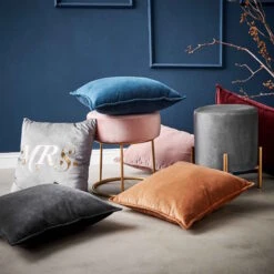 Kissen L 45 X B 45cm COTTON VELVET In Hellbraun -Einrichtungsgeschäft butlers kissen l 45 x b 45cm cotton velvet in hellbraun 3