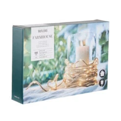 LED Outdoor-Lichterkette Naturseil 100 Lichter Mit Stecker FARMHOUSE In Natur -Einrichtungsgeschäft butlers led outdoor lichterkette naturseil 100 lichter mit stecker farmhouse in natur 2