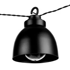 Metall-Lampenkette Mit Stecker WAREHOUSE In Schwarz -Einrichtungsgeschäft butlers metall lampenkette mit stecker warehouse in schwarz 3