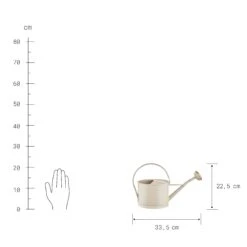 Mini-Gießkanne 1,5l ZINC In Beige -Einrichtungsgeschäft butlers mini giesskanne 1 5l zinc in beige 3