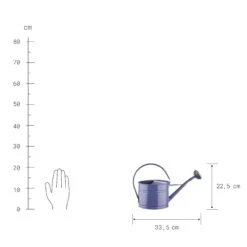 Mini-Gießkanne 1,5l ZINC In Blau 8 Mini-Gießkanne 1,5l ZINC In Blau -Einrichtungsgeschäft butlers mini giesskanne 1 5l zinc in blau 2