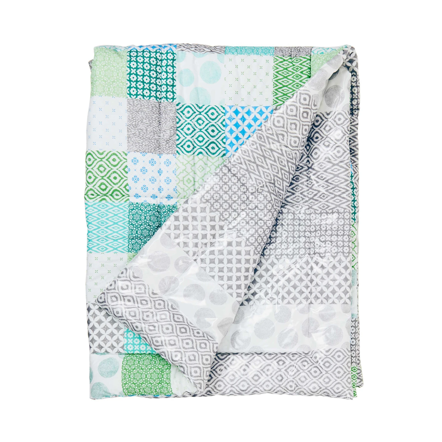 Picknickdecke Kacheln B 140 X T 180cm PICNIC DELUXE In Bunt 4 Picknickdecke Kacheln B 140 X T 180cm PICNIC DELUXE In Bunt – Bild 2