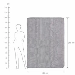 Picknickdecke Streifen L 150 X B 200cm WANDERLUST In Blau-Creme 9 Picknickdecke Streifen L 150 X B 200cm WANDERLUST In Blau-Creme -Einrichtungsgeschäft butlers picknickdecke streifen l 150 x b 200cm wanderlust in blau creme 3