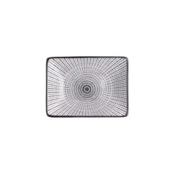 Schale Eckig 50ml DIM SUM In Schwarz-Weiß -Einrichtungsgeschäft butlers schale eckig 50ml dim sum in schwarz weiss 2