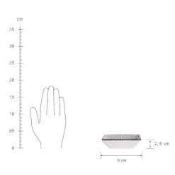 Schale Eckig 50ml DIM SUM In Schwarz-Weiß -Einrichtungsgeschäft butlers schale eckig 50ml dim sum in schwarz weiss 3