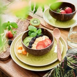 Teller Ø25cm SUMATRA In Hellgrün 10 Teller Ø25cm SUMATRA In Hellgrün -Einrichtungsgeschäft butlers teller o25cm sumatra in hellgrun 1