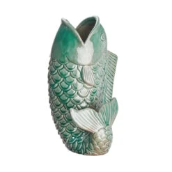 Vase Höhe 26cm KOI In Salbei -Einrichtungsgeschäft butlers vase hohe 26cm koi in salbei 2