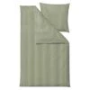 Bettwäsche Classic Stripe 135x200cm In Olive -Einrichtungsgeschäft sodahl bettwasche classic stripe 135x200cm in olive